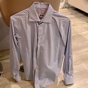 Joseph Abboud Mens Plaid Long Sleeve Shirt - Size M